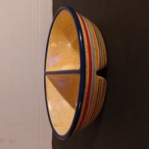 VGUC. Pfaltzgraff Sedona hand-painted two sided bowl.